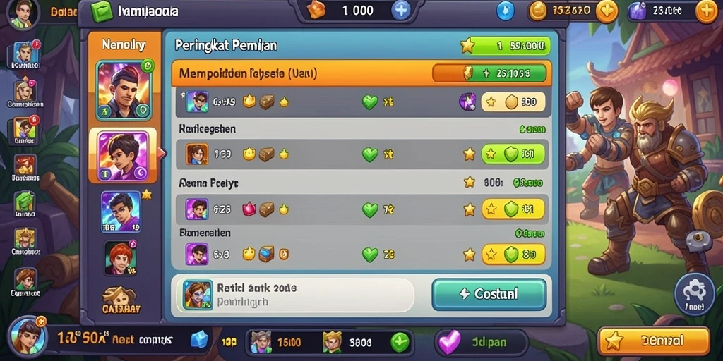 Pengalaman bermain yang mendebarkan di setiap level.