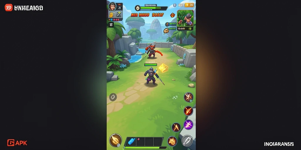 Tangkapan layar memperlihatkan mode multiplayer yang seru dengan teman-teman.