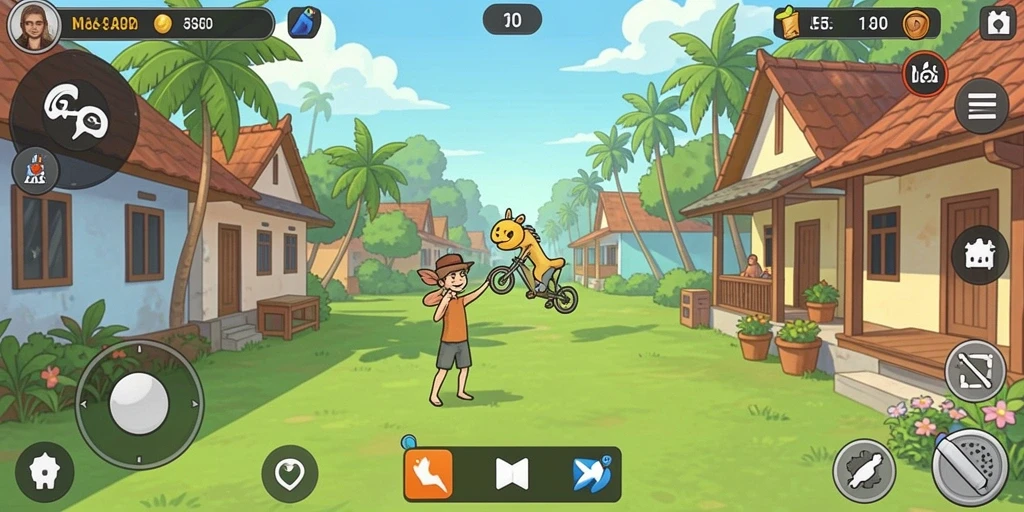 Tangkapan layar ketiga menampilkan momen seru dalam mode multiplayer.
